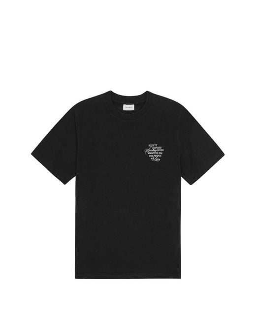 Les Deux Black Printed T-Shirt for men