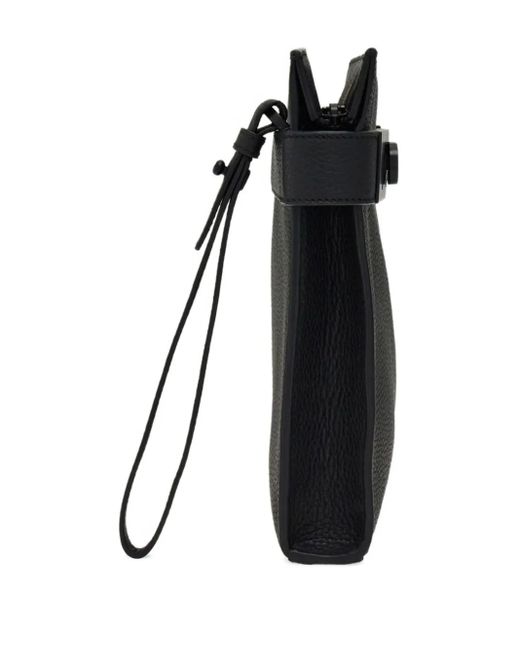 Ferragamo Clutch mit Gancini-Schnalle in Black für Herren