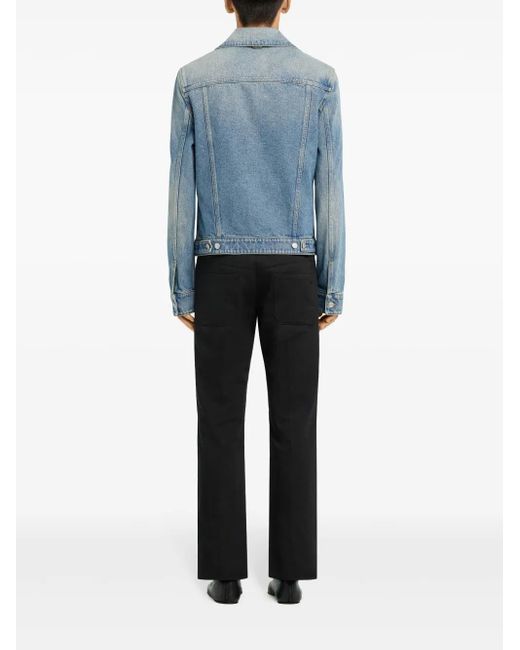 Courreges Denim Jack in het Blue voor heren