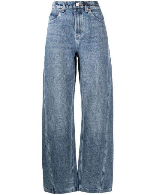 Alexander Wang Blue Wide-leg Jeans