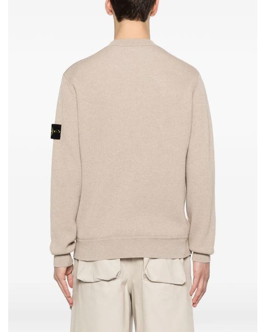 Stone Island メンズ ナチュラル ロゴパッチ セーターの通販はau PAY