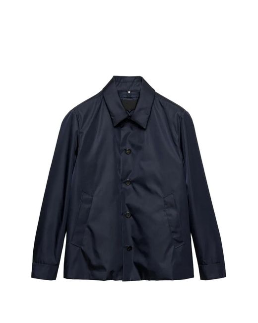 Prada Blue Re-Nylon Blouson Jacket for men
