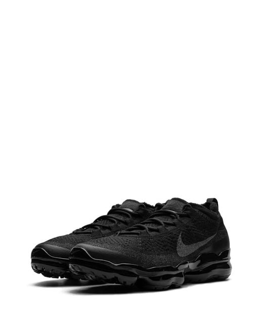 Nike Black Air Vapormax 2023 Flyknit "Triple" Sneakers
