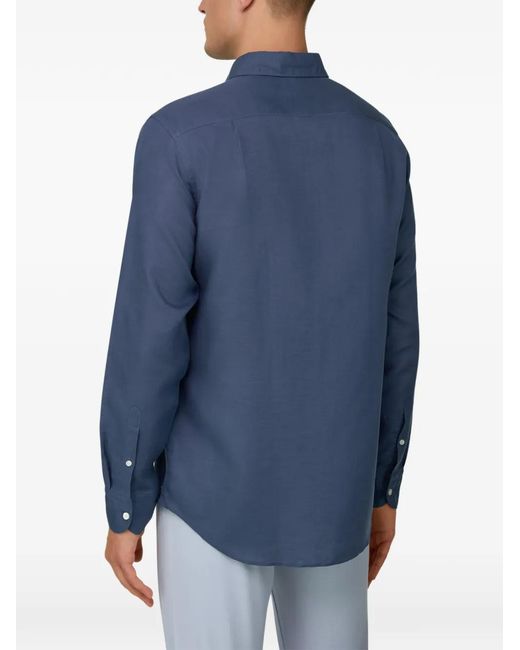 Boggi Blue Regular-Fit Shirt for men