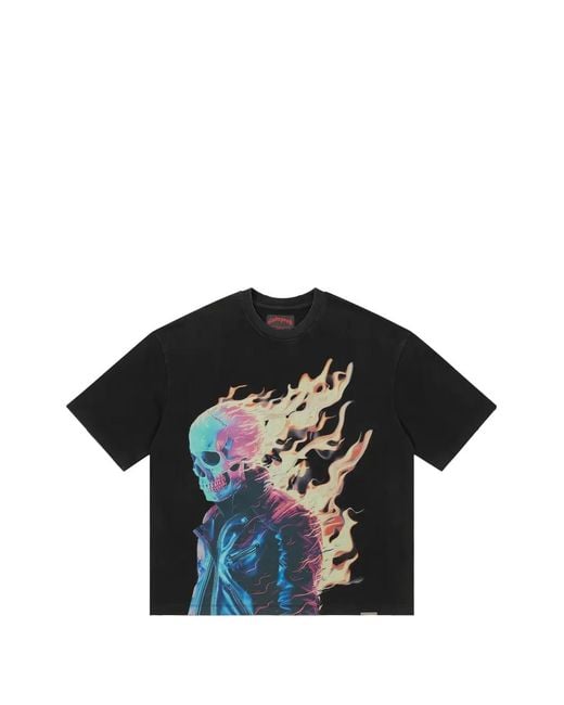 Godspeed Black Aura D'Inferno Skull-Print T-Shirt for men