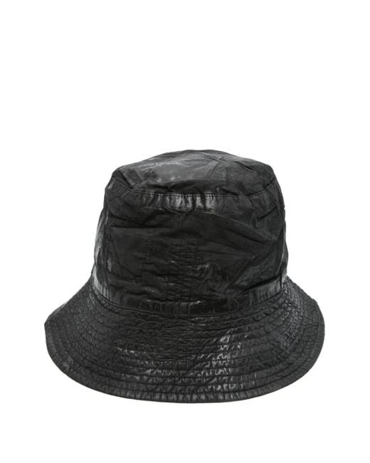 Rick Owens Black Gilligan Bucket Hat for men