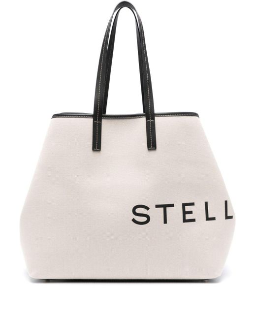Stella McCartney Natural Tasche mit abnehmbarem Portemonnaie