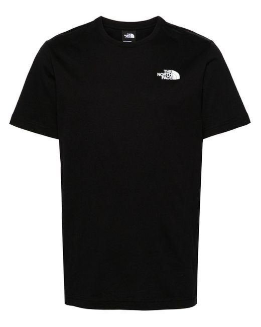 The North Face Black Redbox-print Cotton T-shirt for men