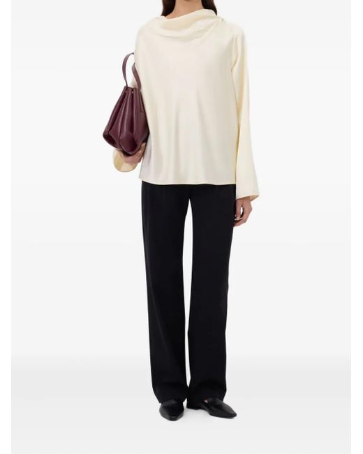 Loulou de Saison Natural Draped Blouse