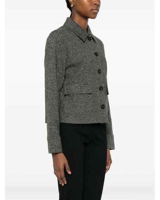 Marc O' Polo Gray Veste À Col Pointu