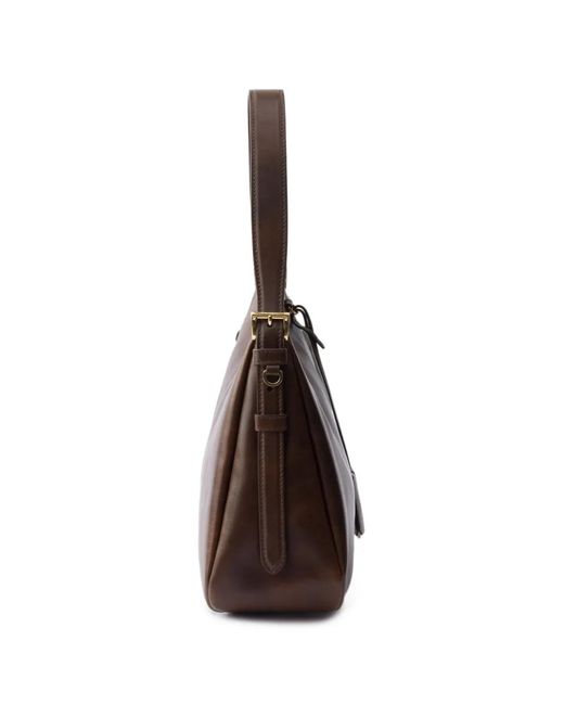 Prada Brown Shoulder Bags
