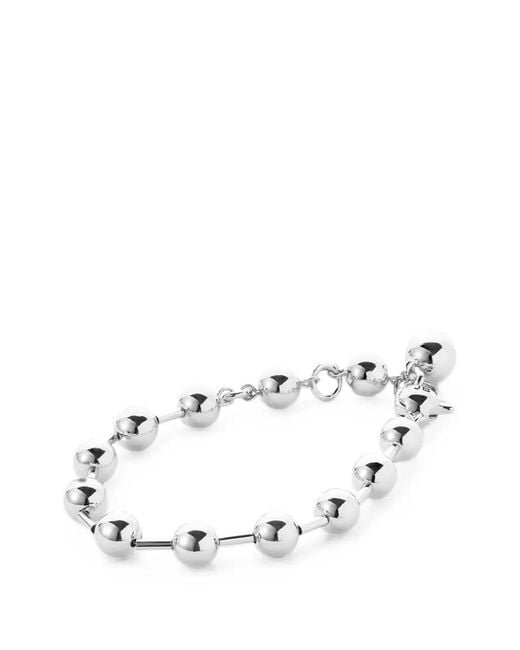 Jenny Bird White Celeste Bead-Chain Bracelet