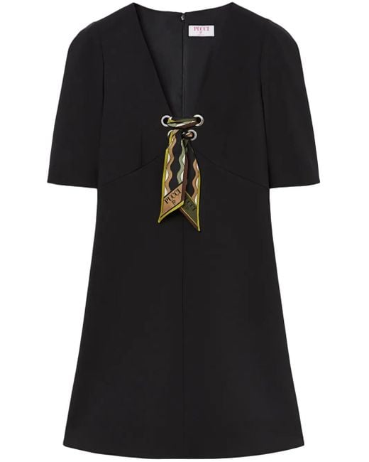 Emilio Pucci Jurk Met Vivara Print in het Black