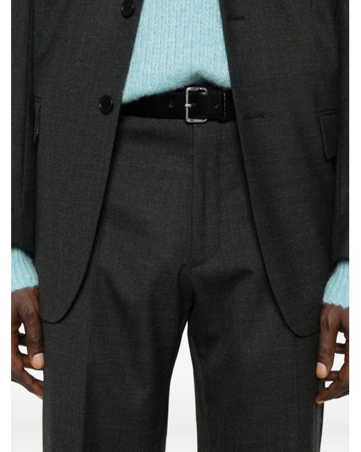 sunflower Black Wool Trousers for men