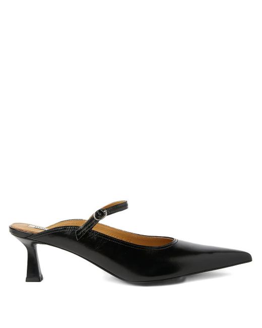 Reike Nen White Leather Mules