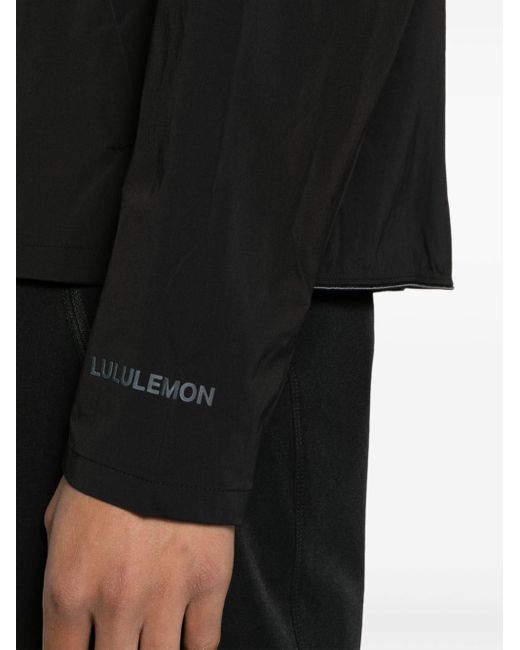 lululemon athletica Black Fast And Free Jacket - Men's - Elastane/recycled Nylon/nylon for men