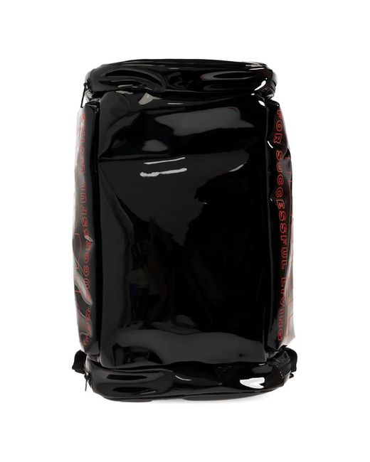 DIESEL Black Sac À Dos À Logo Imprimé