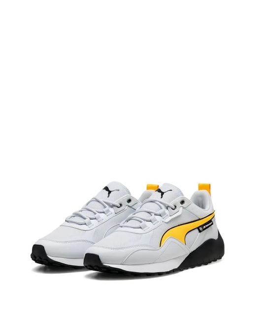 PUMA White X Bmw Motorsport Speedfusion 2.0 Mist/Tangerine" Sneakers for men