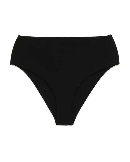 Kiki de Montparnasse Black Lace-Up Hw Bikini Bottom