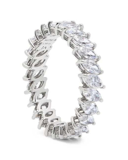 Jewels Aficionado Metallic Diamond Eternity Band Ring