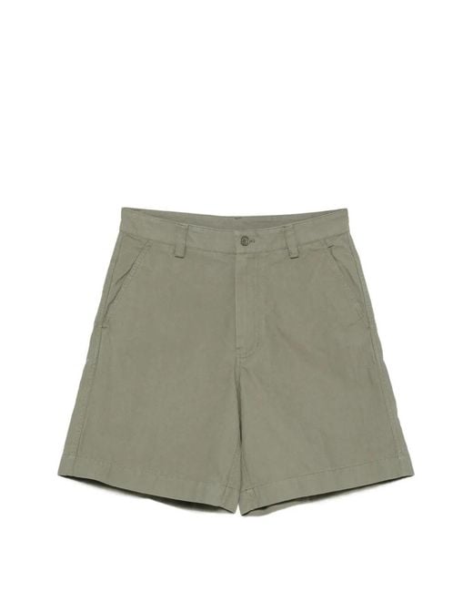 Aspesi Green Short Chino À Poches Fendues for men