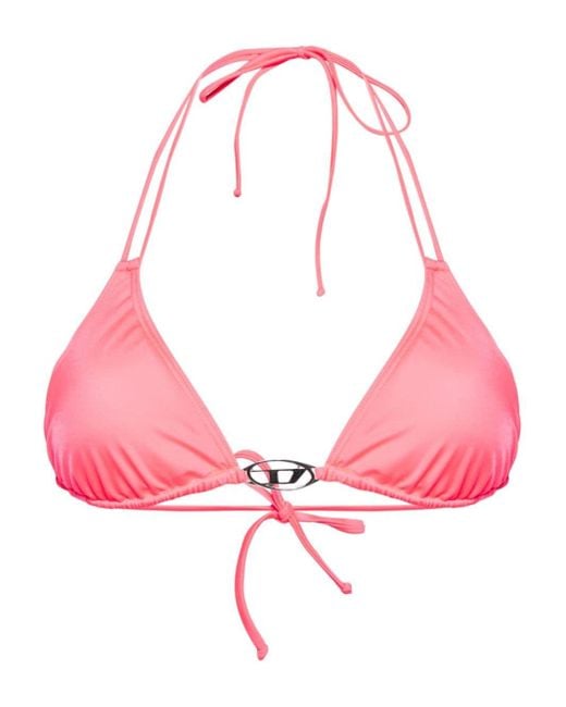 Haut de bikini BFB-SEES-O à dos-nu DIESEL en coloris Pink