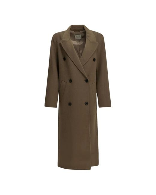 Almada Label Natural Double-Breasted Coat
