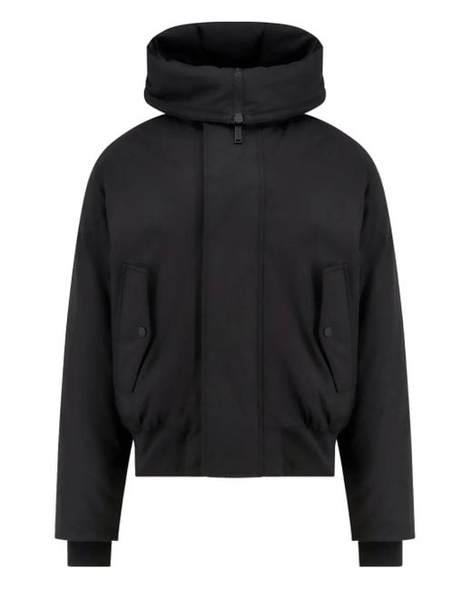 DSquared² Black Giubbino Techno Down Bomber for men