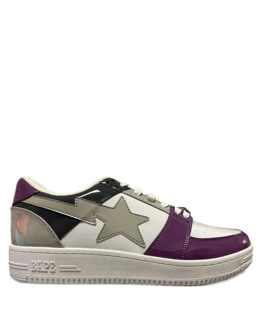 A Bathing Ape Brown Bape Sta Sneakers for men
