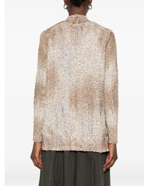 Avant Toi Natural Patch-Pocket Cardigan