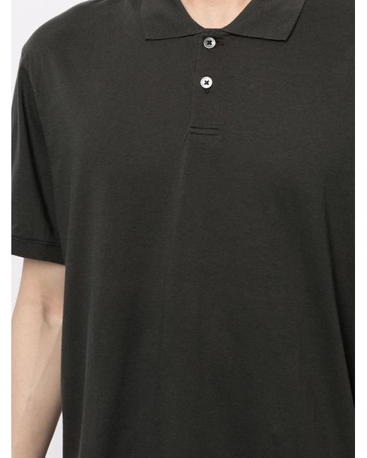 James Perse Black Lotus Polo Shirt for men