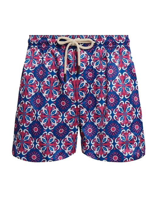 Peninsula Badeshorts Mit Grafischem Print in Blue für Herren
