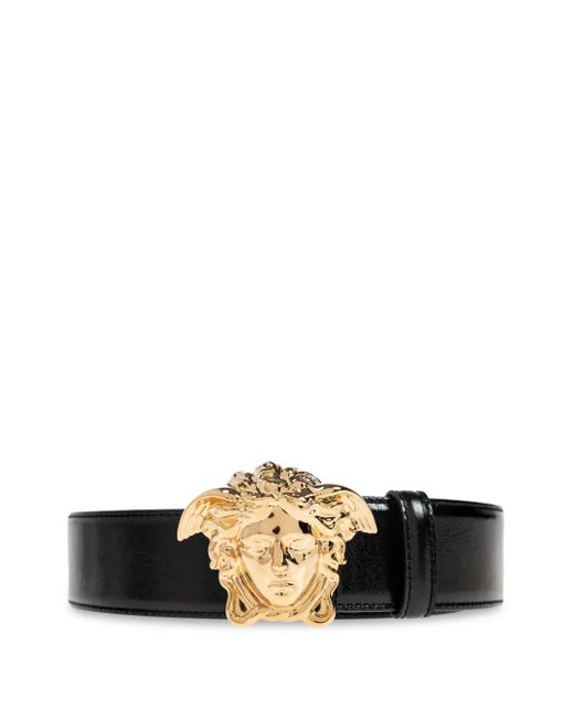 Versace Leren Riem in het White voor heren