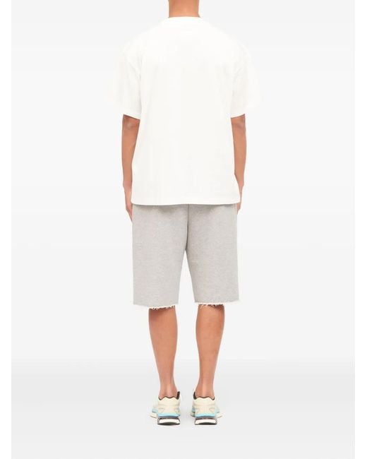 MM6 by Maison Margiela White Crew-Neck T-Shirt for men