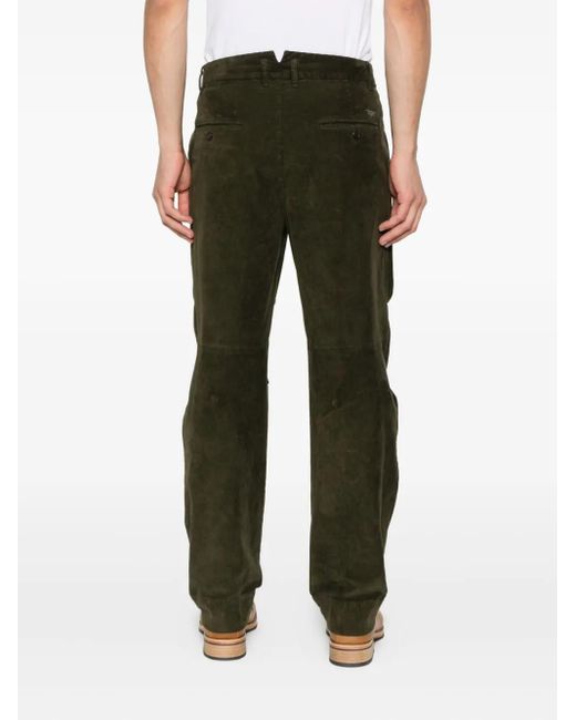 DSquared² Green Layered Cotton Trousers for men