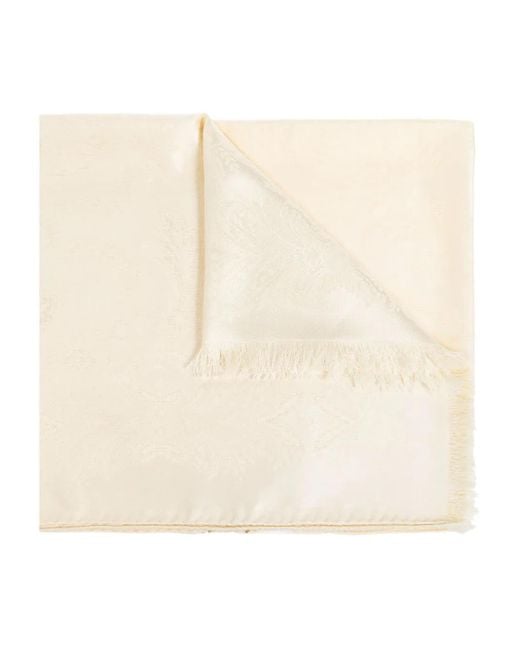 Etro Natural Schal Mit Jacquardmuster