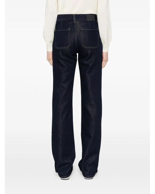 AG Jeans Blue Moya Straight Jeans
