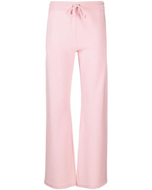 Versace Pink Flared Towel Trousers