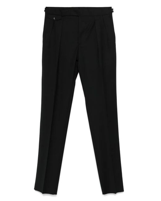 Tagliatore Black Pavel Trousers for men