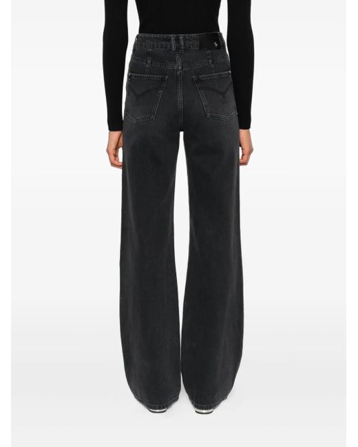 Jean À Taille Haute Patrizia Pepe en coloris Black