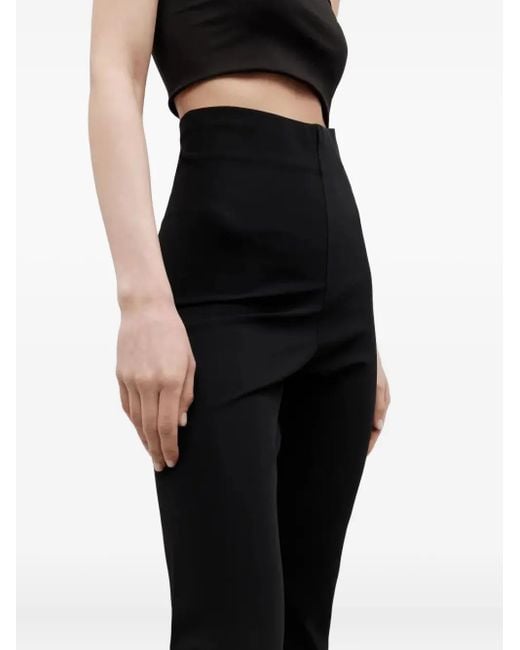 Rick Owens Black Flared Trousers