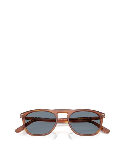 Persol Blue Square-Frame Sunglasses