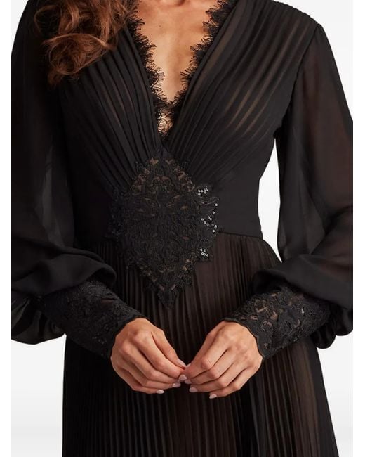 Tadashi Shoji Black Fellows Dress