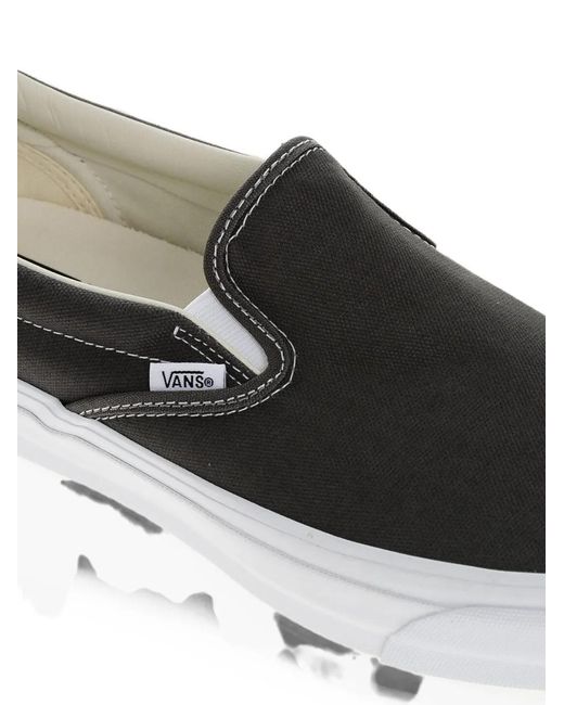 Vans Gray Style 98 Logo-Patch Sneakers