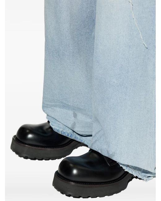 Balenciaga Black Lace-Up Calf Leather Sneakers for men