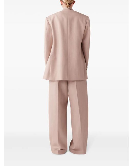Stella McCartney Pink Double-Breasted Blazer