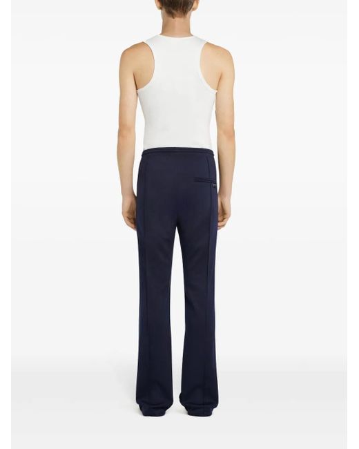 Courreges Blue Interlock Track Pants for men