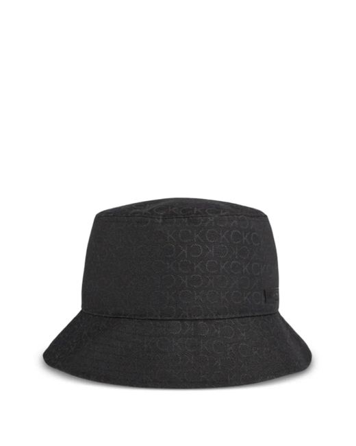 Calvin Klein Black Reversible Bucket Hat for men