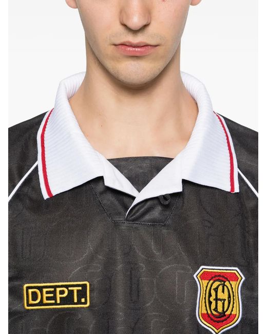 GALLERY DEPT. Blue Polo Japan Football À Imprimé Graphique