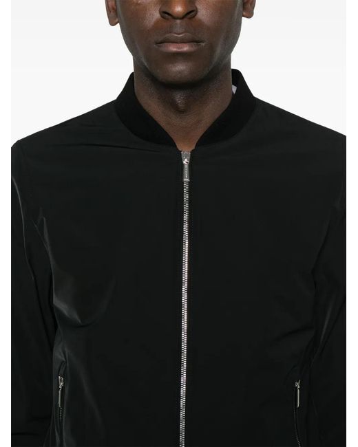 Moorer Black Sorano Bomber Jacket for men